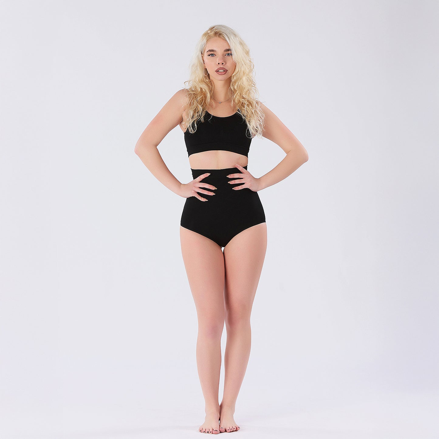 Chiloti Modelatori cu talie inalta, efect Push-Up