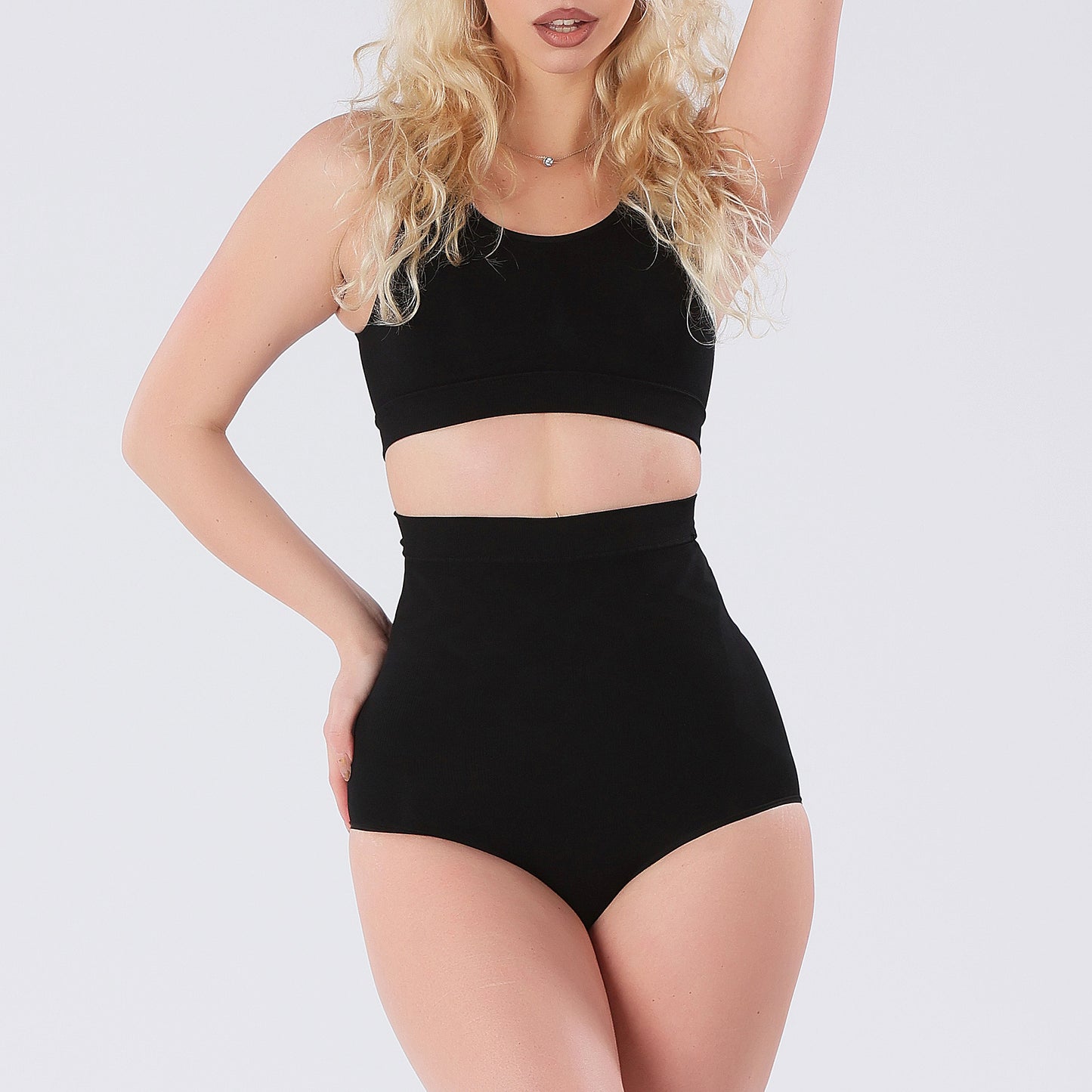 Chiloti Modelatori cu talie inalta, efect Push-Up