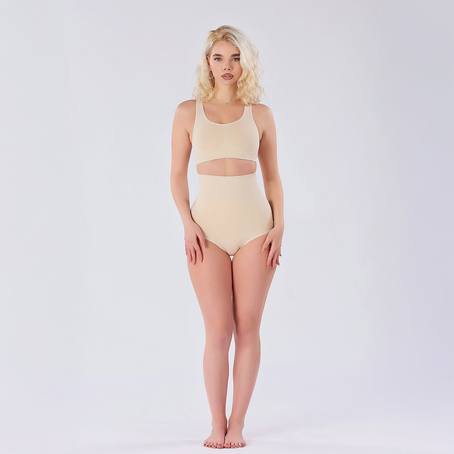 Chiloti Modelatori cu talie inalta, efect Push-Up