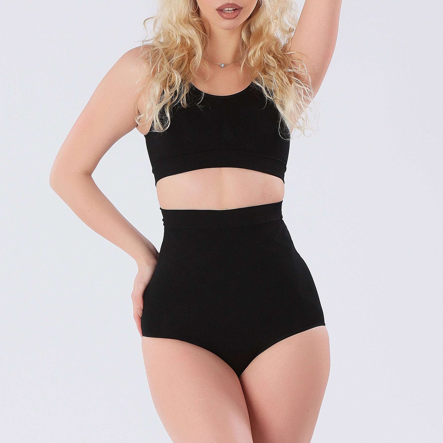 Chiloti Modelatori cu talie inalta, efect Push-Up