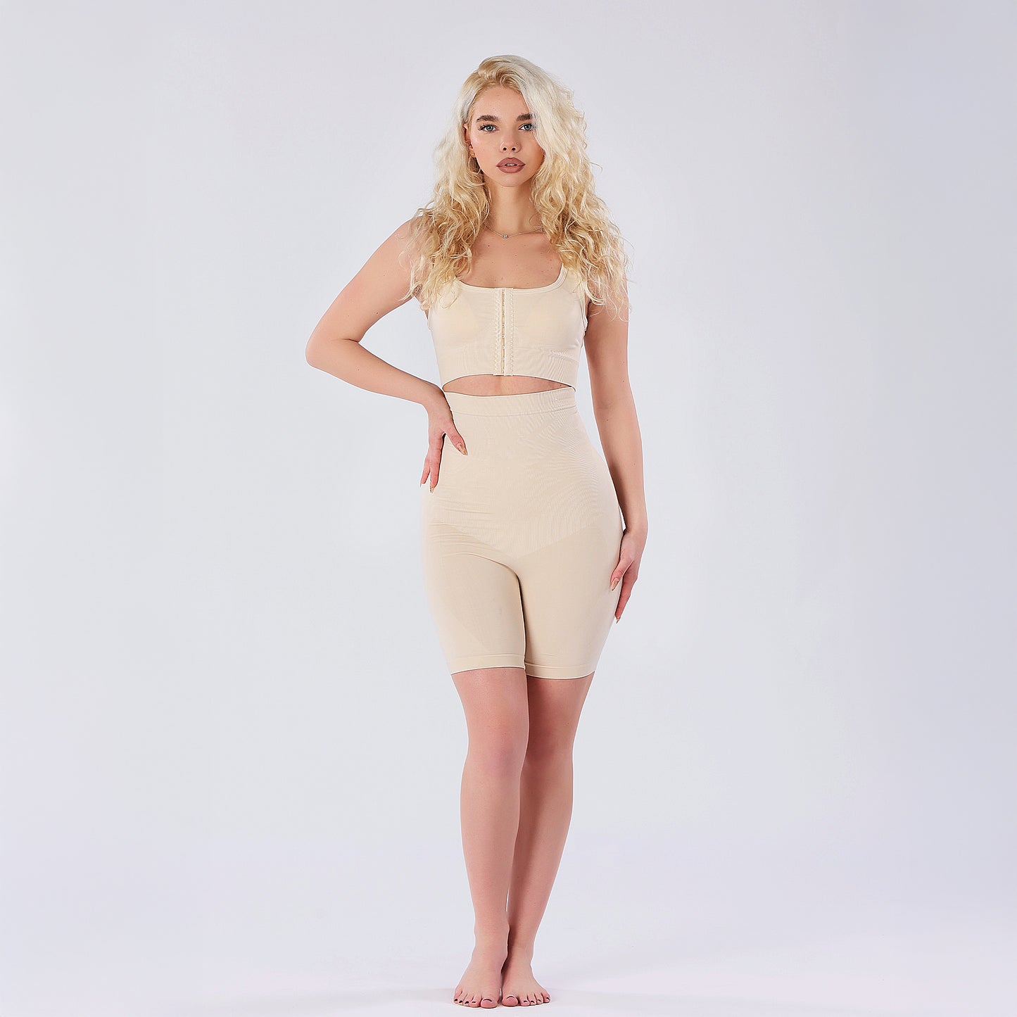 Boxeri Modelatori cu talie inalta, efect Push-Up