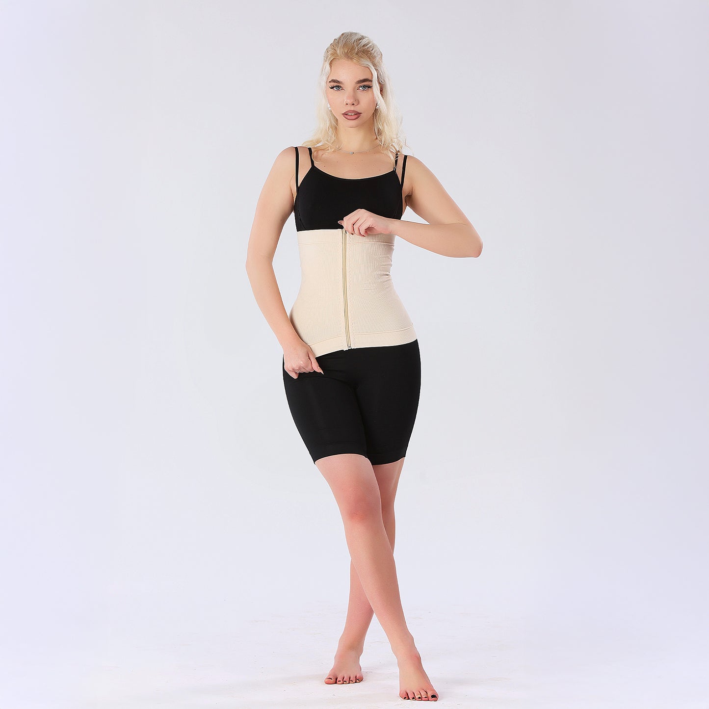 Corset Modelator cu Fermoar, efect Push-Up