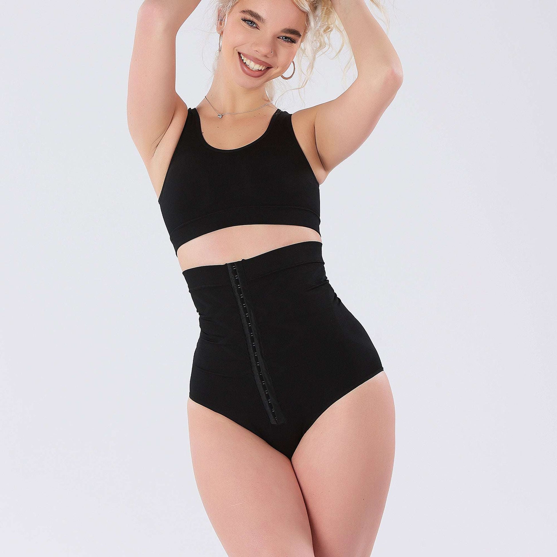 Chilot Modelator cu talie reglabila inalta, efect Push-Up